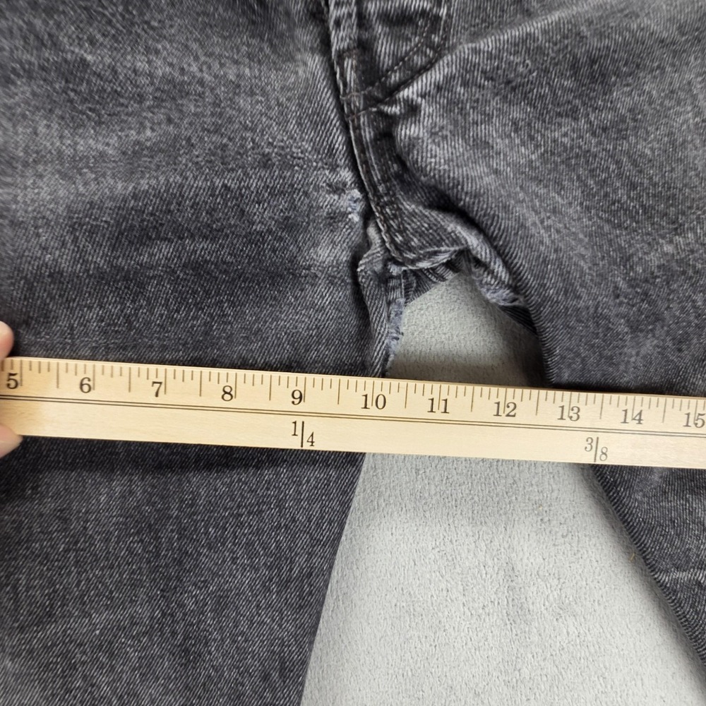 Vintage Levis 501 Jeans Mens Black Regular Straight Made In USA Fits 24x30 - Picture 6 of 16